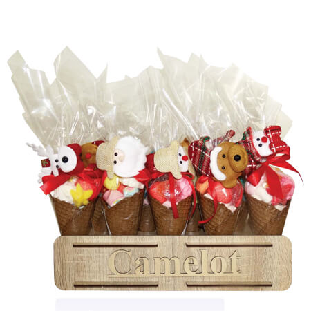 ΧΡΙΣΤΟΥΓΕΝΝΙΑΤΙΚΟ ΧΩΝΑΚΙ ΒΑΦΛΑ ΜΕ ΖΑΧΑΡΩΤΑ 100gr.