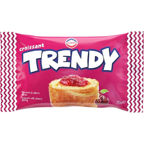 TRENDY ΕΒΓΑ ΚΡΟΥΑΣΑΝ 70gr. - (ΚΕΡΑΣΙ)