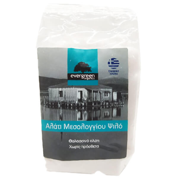 EVERGREEN ΑΛΑΤΙ ΜΕΣΟΛΟΓΓΙΟΥ 1000gr. - (ΨΙΛΟ)