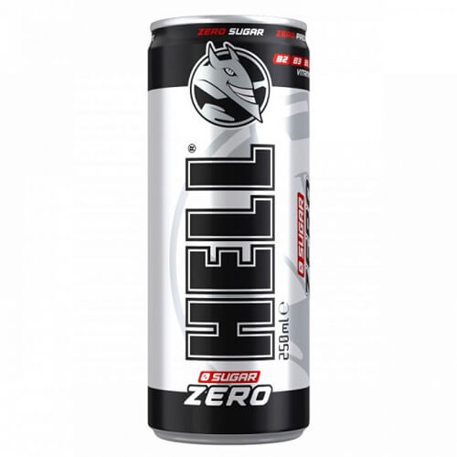 HELL ENERGY DRINK 250ml - (ZERO CALORIES-BLACK)