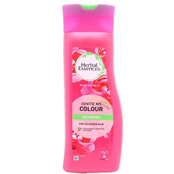 HERBAL ESSENCES SHAMPOO 400ml - (IGNITE MY COLOUR) (ROSE EXTRACT)
