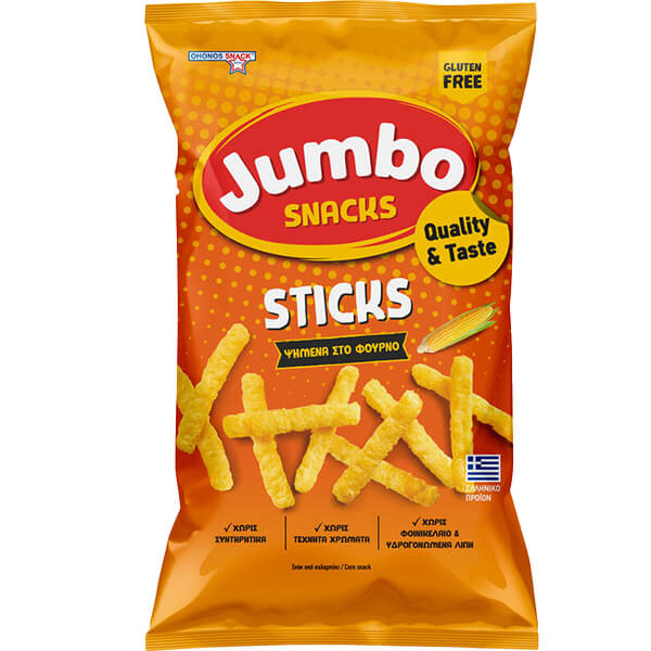 JUMBO SNACKS (STICKS) 100gr. - (χωρίς γλουτένη) (81529)