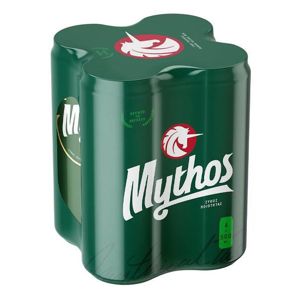 MYTHOS ΜΠΥΡΑ ΚΟΥΤΙ 500ml - (4pack)