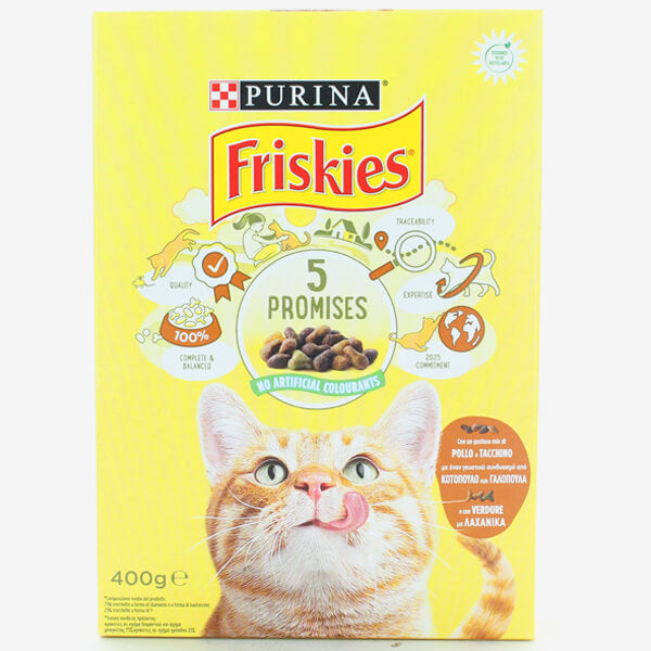 FRISKIES ΓΑΤΟΤΡΟΦΗ ΚΡΟΚΕΤΑ 400gr - (ΚΟΤΟΠΟΥΛΟ-ΓΑΛΟΠΟΥΛΑ-ΛΑΧΑΝΙΚΑ)