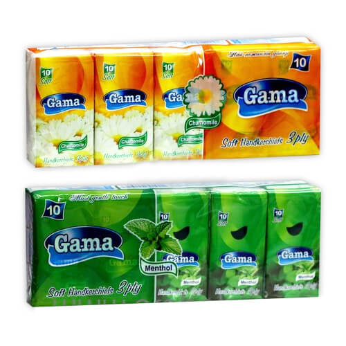 GAMA ΧΑΡΤΟΜΑΝΤΗΛΑ 3Φ 10τεμ. - (ΧΑΜΟΜΗΛΙ-ΜΕΝΤΑ)