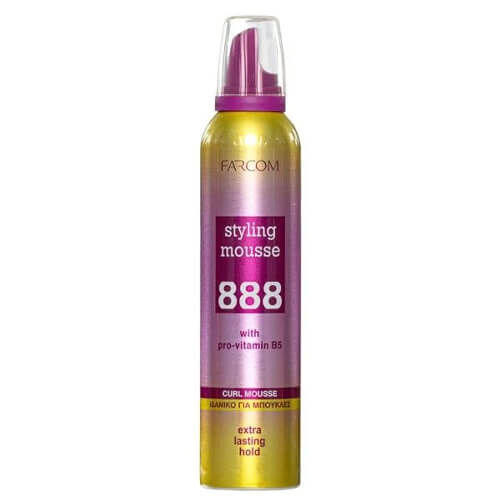 FARCOM STYLING 888 MOUSSE 250ml - (CURLY)