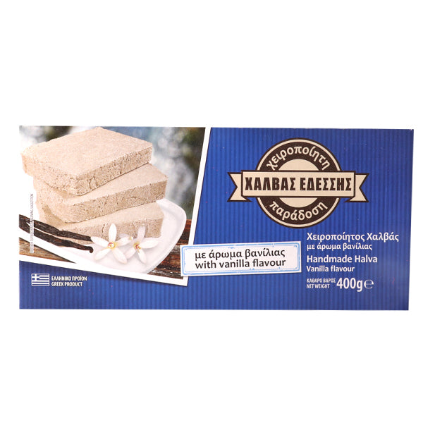 ΕΔΕΣΣΗΣ ΧΑΛΒΑΣ ΒΑΝΙΛΙΑ 400gr. - (ΚΟΥΤΙ)