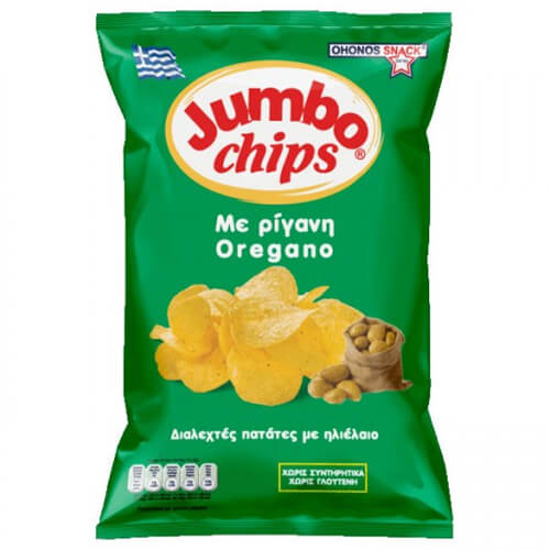 JUMBO CHIPS 50gr. - (ΡΙΓΑΝΗ) (χωρίς γλουτένη) (84194)
