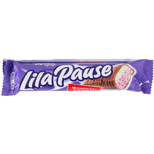 MILKA LILA PAUSE 34gr - (ΦΡΑΟΥΛΑ) (25x34gr)