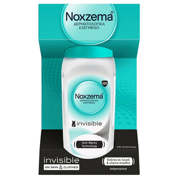 NOXZEMA ROLL-ΟΝ 50ml - (INVISIBLE HER) (ΓΥΑΛΙΝΟ)