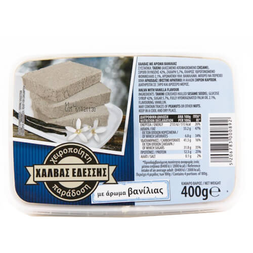 ΕΔΕΣΣΗΣ ΧΑΛΒΑΣ ΒΑΝΙΛΙΑ 800gr. - (ΤΑΠΕΡ)
