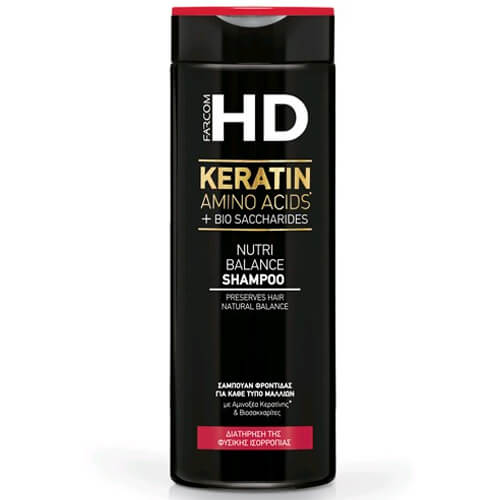 FARCOM HD ΣΑΜΠΟΥΑΝ 400ml - (ΓΙΑ ΟΛΟΥΣ ΤΟΥΣ ΤΥΠΟΥΣ ΜΑΛΛΙΩΝ)