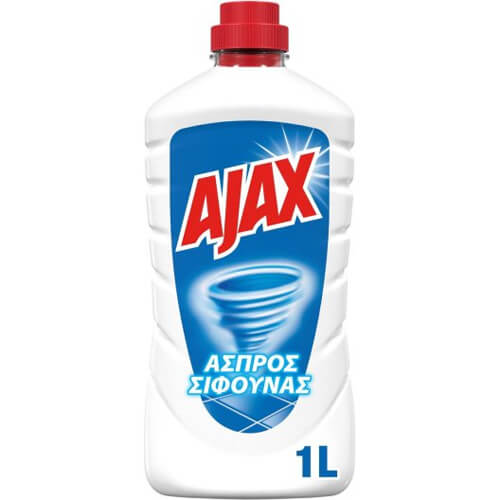 AJAX ΑΣΠΡΟΣ ΣΙΦΟΥΝΑΣ 1lt - (CLASSIC)