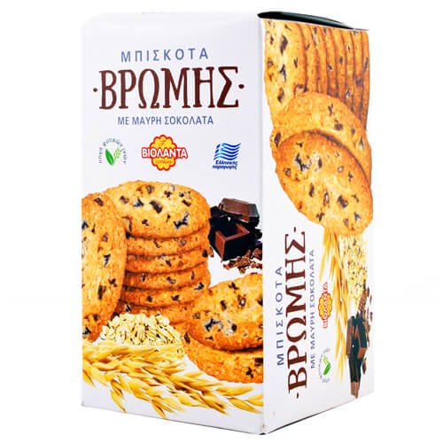 ΒΙΟΛΑΝΤΑ ΜΠΙΣΚΟΤΑ ΒΡΩΜΗΣ 200gr. - (ΜΑΥΡΗ ΣΟΚΟΛΑΤΑ)