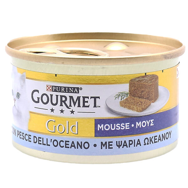 GOURMET GOLD ΓΑΤΟΤΡΟΦΗ 85gr - (ΨΑΡΙΑ ΩΚΕΑΝΟΥ) (MOUSSE)