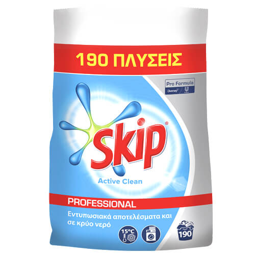 SKIP ΣΚΟΝΗ 12,35kg 190μεζ. - (ACTIVE CLEAN)