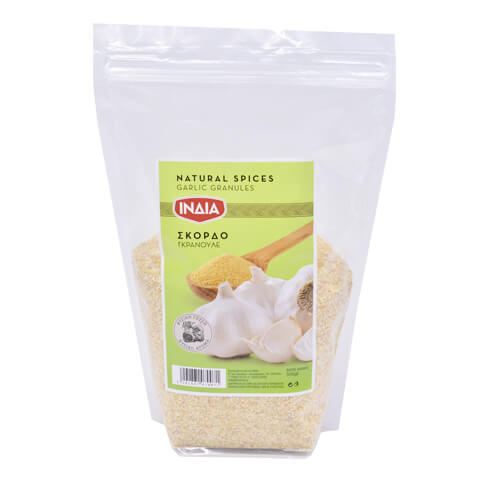 ΙΝΔΙΑ ΣΚΟΡΔΟ ΓΚΡΑΝΟΥΛΕ 500gr. - (ΣΑΚΟΥΛΑ)