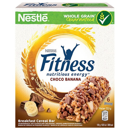 NESTLE BARS FITNESS 23,5gr. - (CHOCO BANANΑ) (6τεμ)