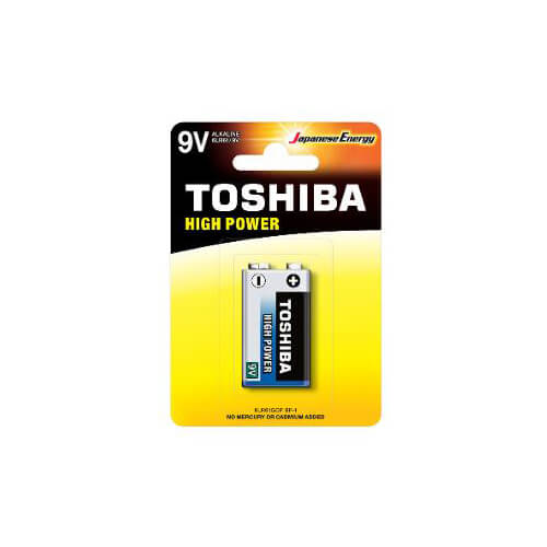 TOSHIBA ΜΠΑΤΑΡΙΑ 9V ΑΛΚΑΛIKH (ΜΕ ΦΟΡΟ)