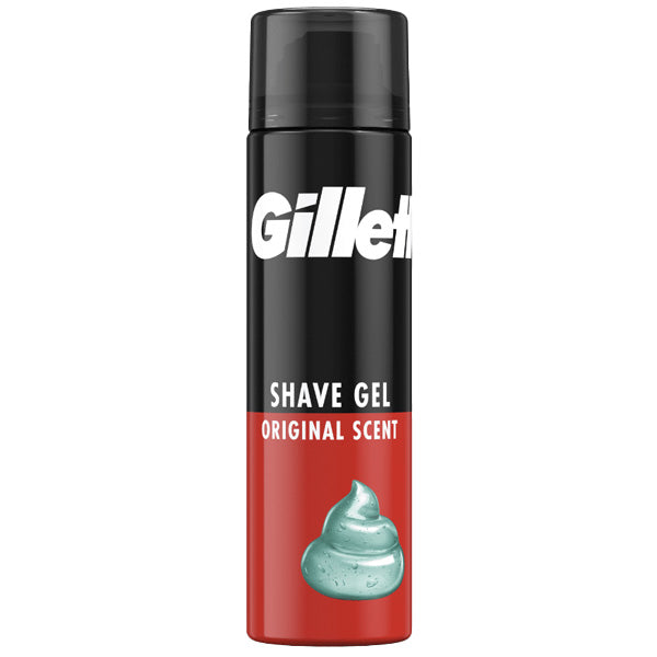 GILLETTE GEL ΞΥΡΙΣΜΑΤΟΣ 200ml - (REGULAR / ΚΟΚΚΙΝΟ)