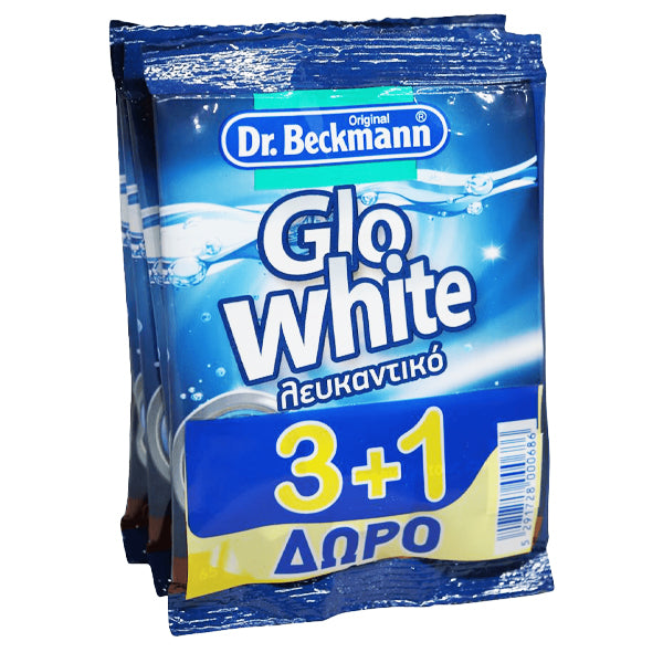 DR. BECKMANN GLO WHITE ΛΕΥΚΑΝΤΙΚΟ ΡΟΥΧΩΝ 65gr. - (3+1 ΔΩΡΟ)