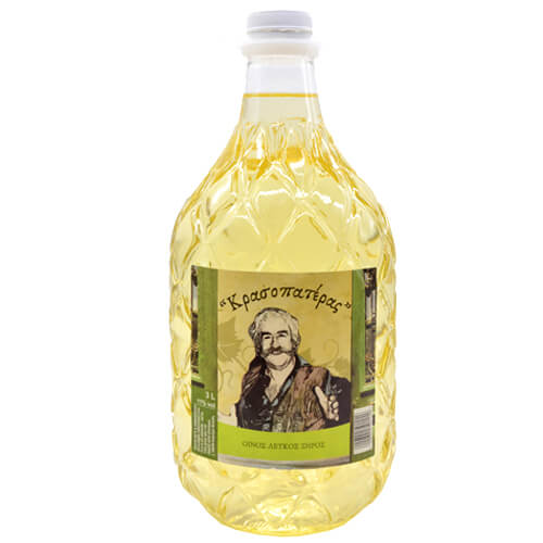 ΚΡΑΣΟΠΑΤΕΡΑΣ ΟΙΝΟΣ 3lit vol 11% - (ΛΕΥΚΟΣ ΞΗΡΟΣ) (ΡΕΤ)