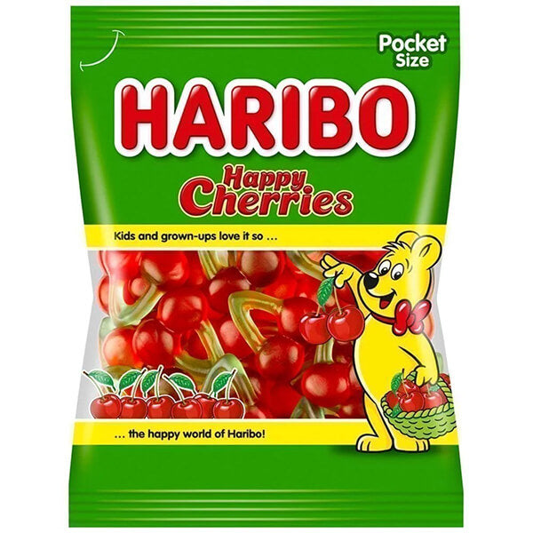 HARIBO ΖΑΧΑΡΩΤΑ 100gr - (HAPPY CHERRIES)