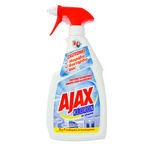 AJAX ΚΑΘΑΡΙΣΤΙΚΟ KLORON ΑΝΤΛΙΑ ΜΕ ΧΛΩΡΙΝΗ 750ml