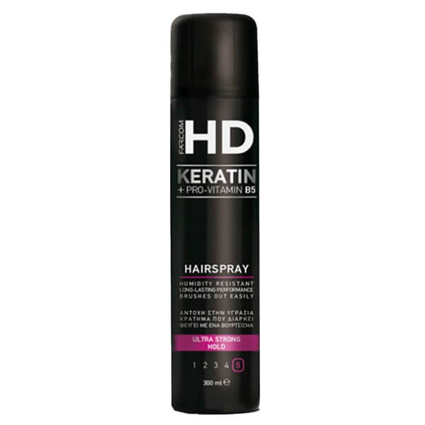FARCOM HD HAIRSPRAY No5 300ml - (ULTRA STRONG HOLD)