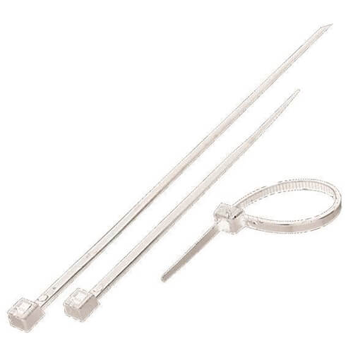 EUROLAMP ΔΕΜΑΤΙΚΑ TIRE UPS ΛΕΥΚΑ 250x3,6 - (100τεμ) (147-54008)