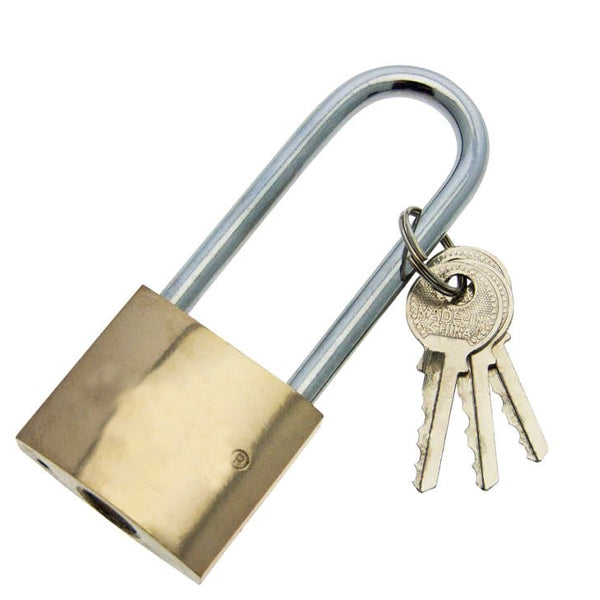 ΚΛΕΙΔΑΡΙΑ ΑΣΦΑΛΕΙΑΣ 3 ΚΛΕΙΔΙΑ (50mm) - (ΜΑΚΡΥ ΛΑΙΜΟ)