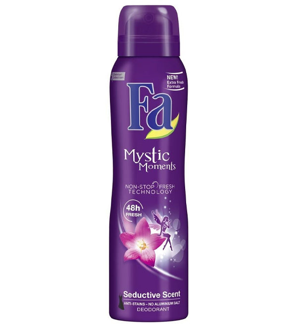 FA DEO SPRAY 150ml - (MOMENTS) (MYSTIC) (0%)