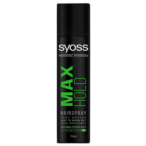 SYOSS MINI HAIRSPRAY 75ml - (MAX HOLD)