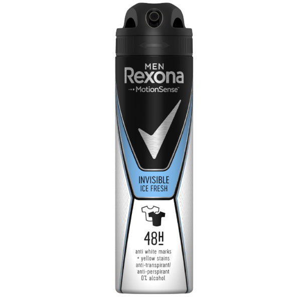 REXONA SPRAY 150ml - (INVISIBLE ICE FRESH)
