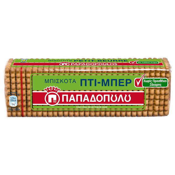 ΠΑΠΑΔΟΠΟΥΛΟΥ ΠΤΙ ΜΠΕΡ 225gr. - (ΧΩΡΙΣ ΖΑΧΑΡΗ)