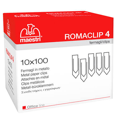 MAESTRI ΣΥΝΔΕΤΗΡΑΣ ROMACLIP (Νο 4) - (100x10τεμ.)
