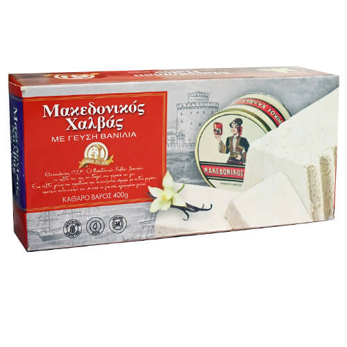 ΜΑΚΕΔΟΝΙΚΟΣ ΧΑΛΒΑΣ 400gr. - (ΒΑΝΙΛΙΑ)