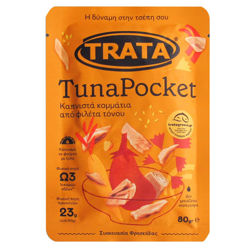 TRATA ΤΟΝΟΣ TUNAPOCKET ΚΑΠΝΙΣΤΟΣ 80gr.