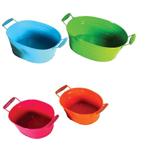 ΚΑΣΠΩ ΜΕΤΑΛΛΙΚΟ ΟΒΑΛ - (26x20x10cm)