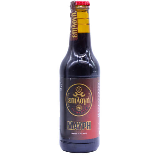 ΕΠΙΛΟΓΗ ΜΑΥΡΗ ΜΠΥΡΑ 330ml vol 5% - (ΦΙΑΛΗ)