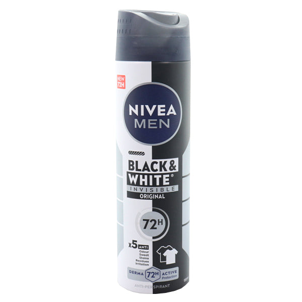 NIVEA DEO MEN 150ml - (B & W) (CLEAR INVISIBLE)