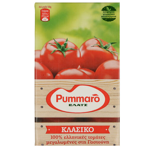 PUMMARO PASSATA ΚΛΑΣΙΚΗ 1000gr. - (ΕΛΑΦ. ΣΥΜ/ΣΗ)