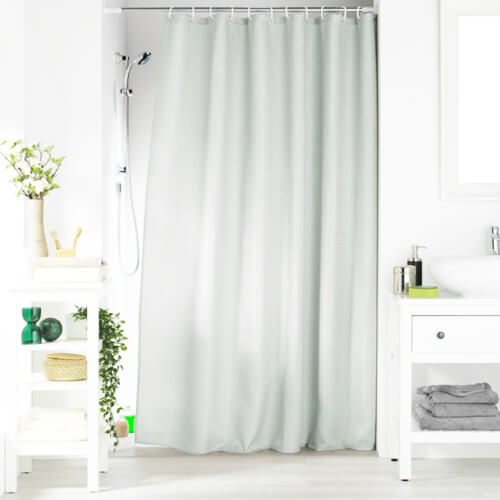 ΚΟΥΡΤΙΝΑ ΜΠΑΝΙΟΥ 180x200 100% POLYESTER (GREY SOTERO )