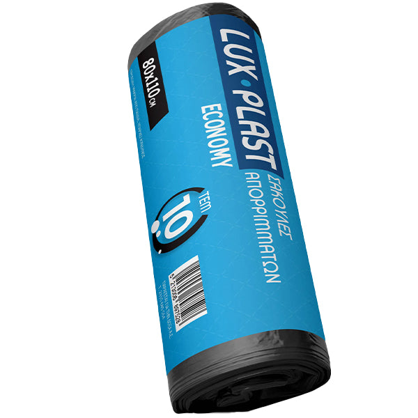 ΣΑΚΟΥΛΑ ΑΠΟΡΡΙΜΑΤΩΝ ΡΟΛΟ (10τεμ.) - (80x110cm) (LUX PLAST ECONOMY)