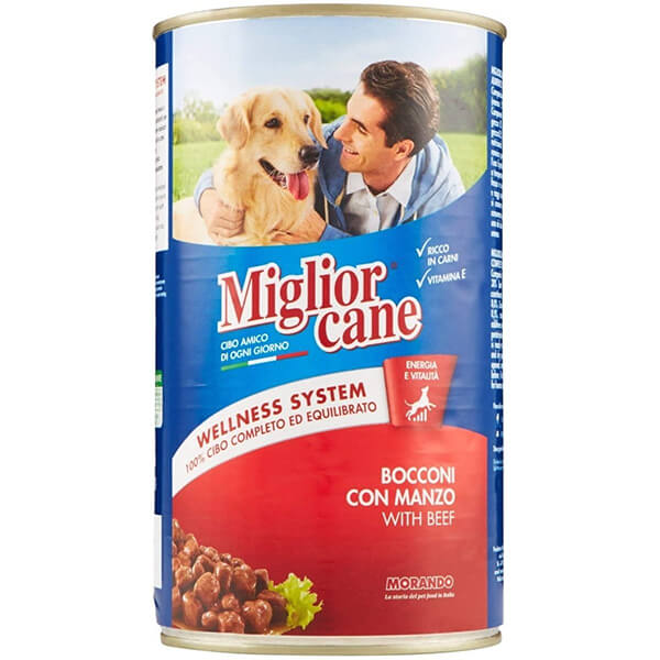 MIGLIOR ΣΚΥΛΟΤΡΟΦΗ ΚΟΝΣΕΡΒΑ 1250gr - (ΒΟΔΙΝΟ)