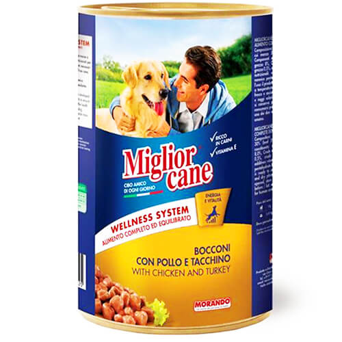 MIGLIOR ΣΚΥΛΟΤΡΟΦΗ ΚΟΝΣΕΡΒΑ 1250gr - (ΚΟΤΟΠΟΥΛΟ-ΓΑΛΟΠΟΥΛΑ)