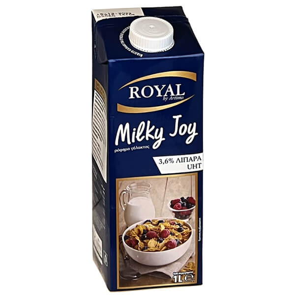 MILKY JOY ΓΑΛΑ 1lit - (UHT 3.6% ΛΙΠΑΡΑ) (10.1.283)