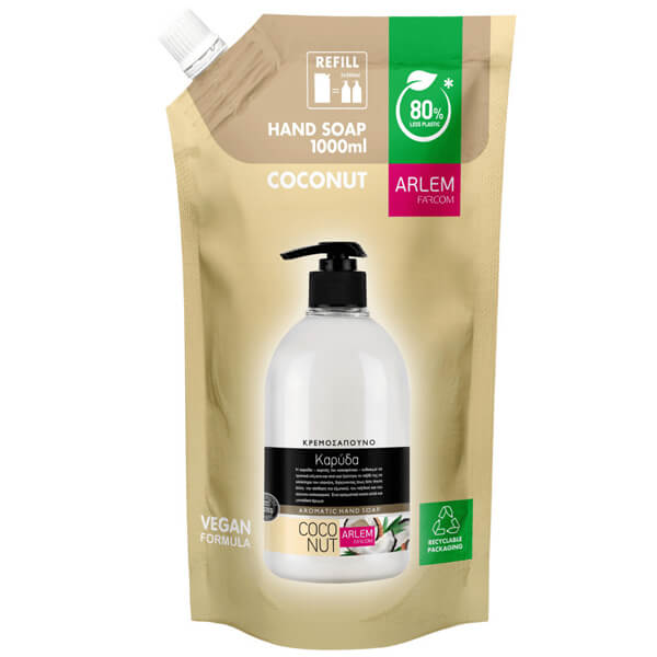 FARCOM ARLEM ΚΡΕΜΟΣΑΠΟΥΝΟ 1lit - (DOYPACK) (ΚΑΡΥΔΑ)