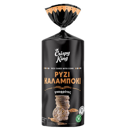 CRISPY KING ΡΥΖΟΓΚΟΦΡΕΤΕΣ 100gr. - ΚΑΛΑΜΠΟΚΙ