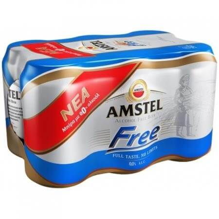 AMSTEL free ΜΠΥΡΑ ΚΟΥΤΙ SLK (6x330ml)